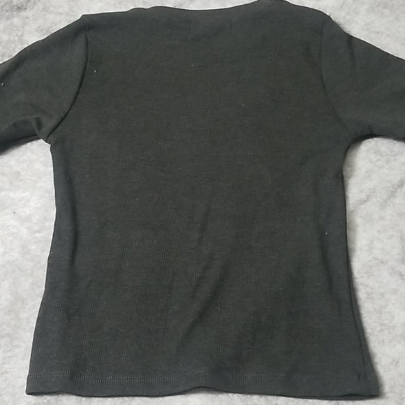 NWOT Charcoal crop top - Picture 3 of 6